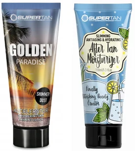 Supertan California Golden Paradise + After Tan Po Opalaniu Gratis - Balsamy i kremy do opalania - miniaturka - grafika 1