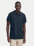 Koszulki męskie - Blend Polo 20716468 Granatowy Regular Fit - miniaturka - grafika 1