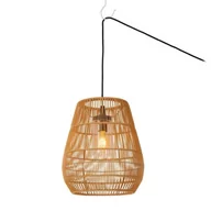 Lampy ogrodowe - Nerida lampa wisząca zewnętrzna 1xE27 naturalna 03844/01/72 - miniaturka - grafika 1