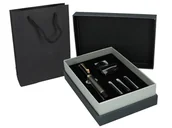 Zestawy piśmiennicze - Pióro Wieczne W Ozdobnym Etui, Złote + Atrament I Naboje Hanipol - miniaturka - grafika 1