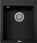 Zlewozmywaki - Zlew PLADOS ONE 4110 CZARNY MAT (black mat 70) (ON411070) - miniaturka - grafika 1