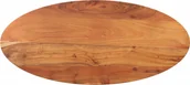 Stoły - vidaXL Blat do stołu, 120x60x3,8 cm, owalny, lite drewno akacjowe - miniaturka - grafika 1