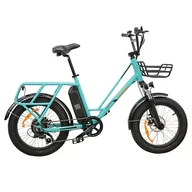 Rowery elektryczne - Luchia TAURO Electric Bicycle 20*3.0 Inch Fat Tire 250W Motor 36V 10AH Battery 25km/h Max Speed 45-55km Range - miniaturka - grafika 1