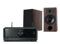 Kino domowe - Yamaha RX-V4A (czarny) + Tesi 3 (mokka) - miniaturka - grafika 1