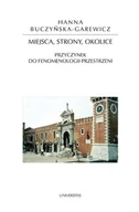 Eseje - Miejsca strony okolice Przyczynek do fenomenologii przestrzeni Hanna Buczyńska-Garewicz - miniaturka - grafika 1