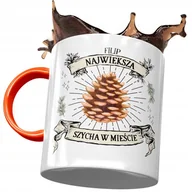 Kubki - Kubek Pomarańczowy dla Filipa Kolegi na Prezent z Nadrukiem ze Zdjęciem+ Opakowanie na prezent (wzór 01) - miniaturka - grafika 1