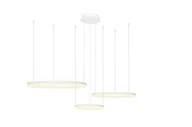 Lampy sufitowe - Lampa wisząca pierścieniowa Halo AZ4971 LED 55W czarna - miniaturka - grafika 1