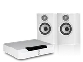 Zestawy stereo - Bluesound POWERNODE EDGE (biały) + 607 S3 (biały) - miniaturka - grafika 1