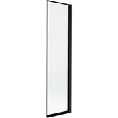 Parawany nawannowe - Mexen Mist parawan nawannowy 1-skrzydłowy prawy 50 x 150 cm, czarna ramka, czarny - 8A9-050-001-70-70-P - miniaturka - grafika 1