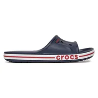 Klapki i japonki męskie - CROCS BAYABAND SLIDE 205392-4CC Granatowy - miniaturka - grafika 1