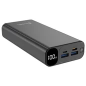 Powerbanki - GoGEN Powerbank PB200007 20000 mAh PB200007B Czarna - miniaturka - grafika 1