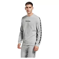 Bluzy męskie - Reebok Męska bluza Vector Tape Crew, czysta szara 3, L, Czysty szary 3, L - miniaturka - grafika 1