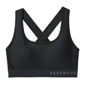 Bielizna sportowa damska - Under Armour Mid Crossback Sports Bra Biustonosz 001 : Rozmiar - XS - miniaturka - grafika 1