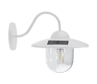 Lampy ogrodowe - LED Kinkiet solarny LED/0,5W/1,2V IP44 biały - miniaturka - grafika 1