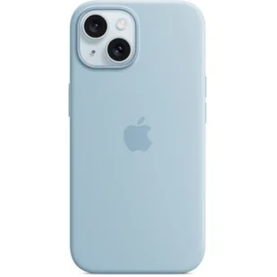 Etui APPLE Silicone Case MagSafe do iPhone 15 Jasnoniebieski - Etui i futerały do telefonów - miniaturka - grafika 1
