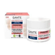 Kremy do twarzy - SANTE Naturkosmetik Skin Protection krem na noc z probiotykami, olejkiem bio Inca Inchi i bio, nawilżający krem pielęgnacyjny, wegańska pielęgnacja na noc dla zadbanej i promiennej skóry, 50 ml - miniaturka - grafika 1