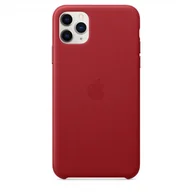 Etui i futerały do telefonów - APPLE LEATHER CASE MX0F2ZM/A IPHONE 11 PRO MAX CZERWONY ORYGINALNA PLOMBA - miniaturka - grafika 1