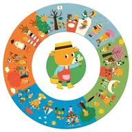 Puzzle - Djeco, puzzle, Gigant - Pory Roku, 24 el. - miniaturka - grafika 1