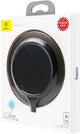 Ładowarki do telefonów - Ładowarka Baseus Ładowarka indukcyjna Qi Baseus Metal Wireless 10W Czarna - miniaturka - grafika 1