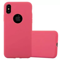 Etui i futerały do telefonów - Pokrowiec Do Apple iPhone XS MAX Etui w CANDY CZERWONY TPU Silikon Obudowa Case Cover Ochronny Plecki Cadorabo - miniaturka - grafika 1