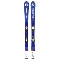 Narty - Dziecięce Narty SALOMON SKI SET L S/RACE JR S + C5 GW J75 RA 100 889645997032 L47042100 – Niebieski - miniaturka - grafika 1