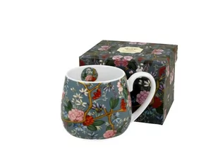 Kubek do kawy i herbaty porcelanowy, baryłka DUO Niebieski William Kilburn 430 ml - Kubki - miniaturka - grafika 1