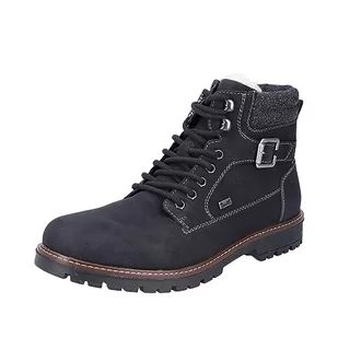Rieker Męskie buty sznurowane F3642, czarny, 42 EU - Półbuty męskie - miniaturka - grafika 1
