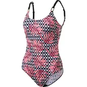 Stroje kąpielowe - FIREFLY Nana II damski kostium kąpielowy, Vichy/Flower, 42B - miniaturka - grafika 1