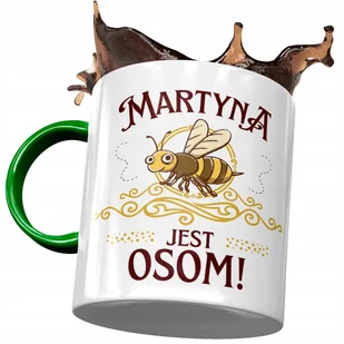 Kubek Zielony Dla Martyny Żony Przyjaciółki z Nadrukiem ze Zdjęciem + Opakowanie na prezent (wzór 03) - Kubki Kubek Zielony Dla Martyny Żony Przyjaciółki z Nadrukiem ze Zdjęciem + Opakowanie na prezent (wzór 03) - Kubki - miniaturka - grafika 1