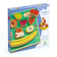 Układanki dla dzieci - Układanka drewniana 2 w1 PUZZ & BOOM HAPPY DJ01073 - miniaturka - grafika 1
