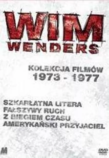 Wim Wenders (Lata 1973-1977) - Pakiet 4 Filmów [DVD] - Filmy fabularne DVD - miniaturka - grafika 1