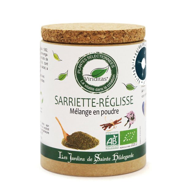 Przyprawy i zioła - Mieszanka Cząber z lukrecją 50g Bio* / Les Jardins de Sainte-Hildegarde