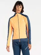 Kurtki damskie - Dare 2b Kurtka polarowa "Traversing Core" w kolorze pomarańczowo-granatowym - miniaturka - grafika 1