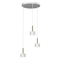 Lampy sufitowe - Milagro Lampa wisząca ARENA WHITE/GOLD 3xGX53 MLP7756 - miniaturka - grafika 1