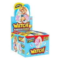 Gumy do żucia, lizaki, dropsy - JOHNY BEE CUKIERKI PUDROWE ZEGAREK BRANSOLOETKA WATCH (14G) 50SZT - miniaturka - grafika 1