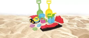 Autko łopatki do piaskownicy zestaw EDDY TOYS 13el - Zabawki do piasku - miniaturka - grafika 3