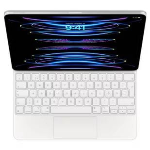 Nowa Oryginalna Klawiatura Apple iPad Pro Magic Keyboard 12,9'' White Swedish A2480 - Etui do tabletów - miniaturka - grafika 1