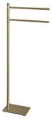 Wieszaki łazienkowe - Sapho Gedy Trilly - Stojący wieszak na ręczniki, złoty TR3188 - miniaturka - grafika 1