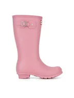 Buty dla dziewczynek - Hunter Kalosze JFT6000RMA-PGP Różowy - miniaturka - grafika 1