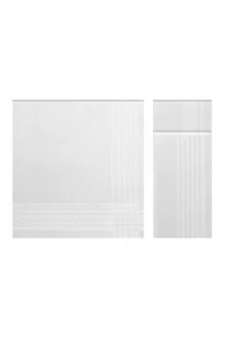 Chusteczki męskie bawełniane URANOS, 6 szt Biały W ozdobnym pudełku 6 szt 43 x 43 cm - Chusteczki higieniczne - miniaturka - grafika 1