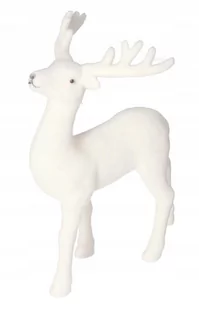 RENIFER WELUROWY FIGURKA DO POSTAWIENIA 21cmSTROIK - Ozdoby bożonarodzeniowe - miniaturka - grafika 1