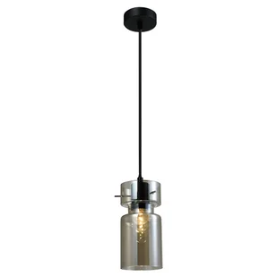Lampa wisząca NIVIO E27 - czarny/dymiony - Lampy sufitowe - miniaturka - grafika 1