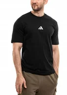 Koszulki męskie - Koszulka Męska adidas T-shirt Bluzka Sportowa Bawełniana Wygodna Czarna XL - miniaturka - grafika 1