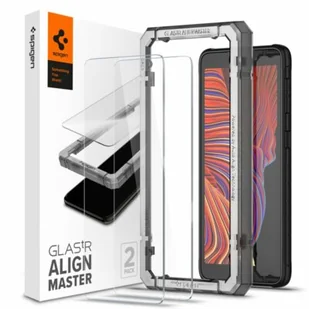 Spigen Szkło hartowane x2 Alm Glas.tR Slim do Samsung Galaxy Xcover 5 AGL03005 - Szkła hartowane na telefon - miniaturka - grafika 2