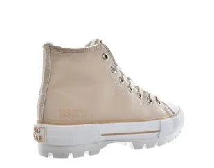Wysokie trampki damskie Big Star Shoes MM274038 beż - Trampki damskie - miniaturka - grafika 6