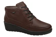 Botki damskie - Botki na haluksy AXEL Comfort 4465 H Brąz+Stretch Kosela Medic 9465 Tęgość H Brązowe - miniaturka - grafika 1