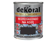 Farby wewnętrzne - Emalia Dekoral Antykorozyjna Brąz czekolada półmat 0,65L - miniaturka - grafika 1