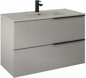 Szafki łazienkowe - Szafka Pod Umywalke 100 CM Wisząca Fume Mat Elita - miniaturka - grafika 1