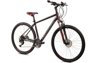 Rowery - Caledon DB CUES 2x9 czarno-czerwony 21" - miniaturka - grafika 1