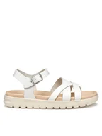 Buty dla dziewczynek - Geox Sandały J Soleima Gir J45GSA 43 C1000 M Biały - miniaturka - grafika 1
